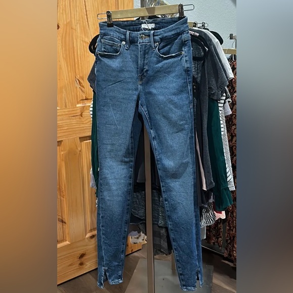 NWOT Good American side split ankle jeans - Picture 2 of 8